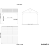 Sojag™ Sanibel I Gazebo Steel Roof with Mosquito Netting
