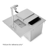 John Boos Drop-In 21" W x 18" D Ice & Water Unit - JBPBDIIBWS2118P