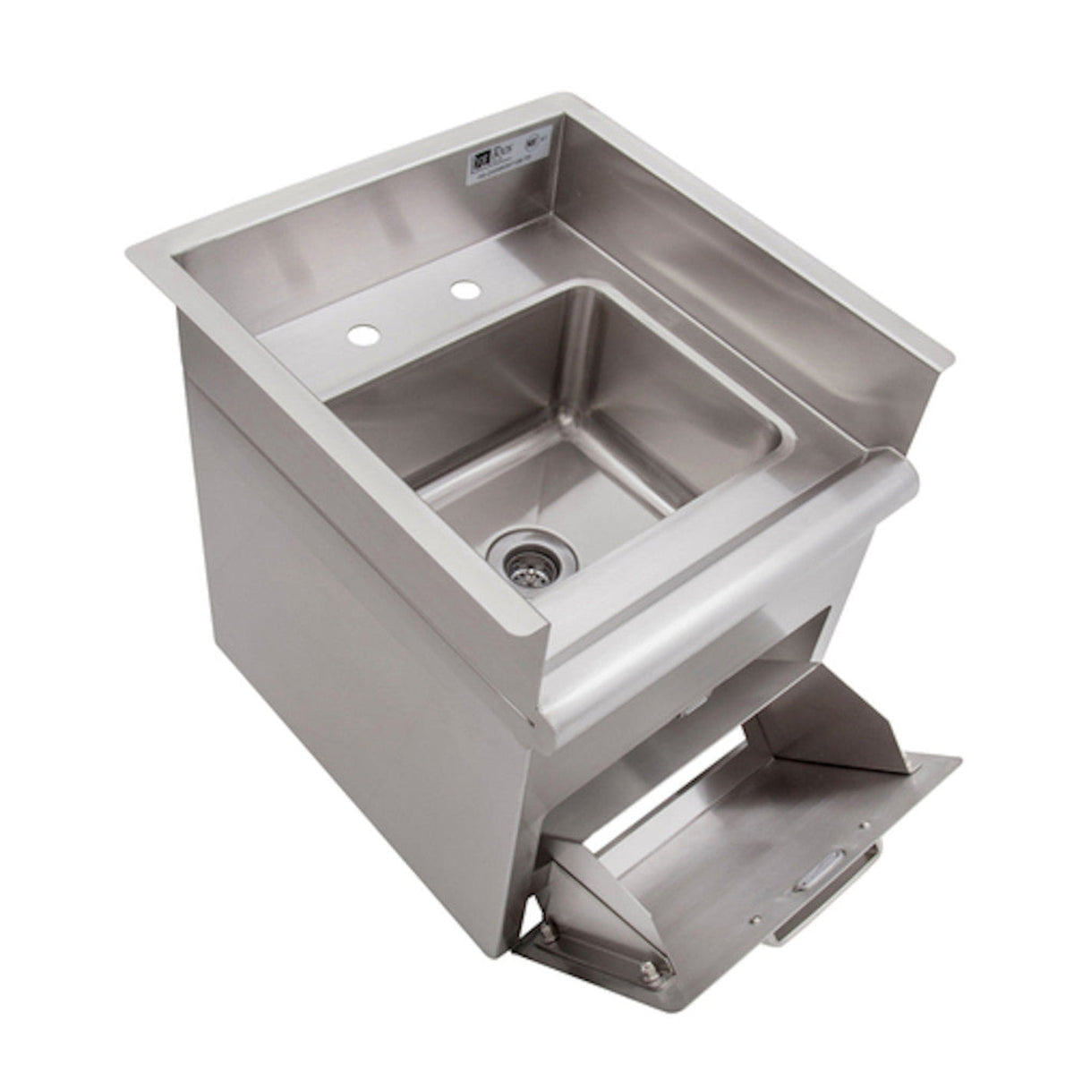 John Boos  16-1/2" W x 17-1/2" D Drop-In Sink, Towel Dispenser - PB-DISINK091106-TD