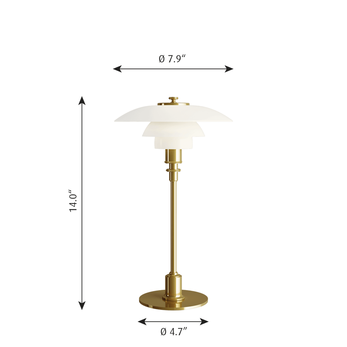 Louis Poulsen PH 2/1 Table Lamp