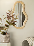 Ferm Living Pond Rattan Mirror - Medium - 1104270053