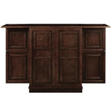 Ram Game Room Portable Folding Bar Cabinet-Cappuccino - Backyard Provider