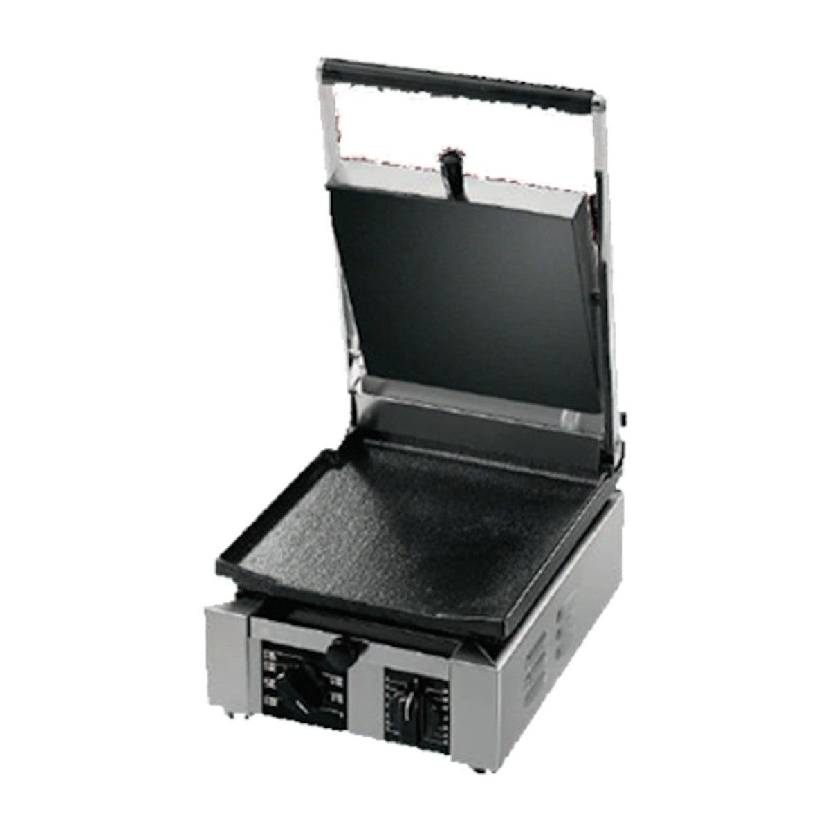 Univex PPRESS1F Single Countertop Panini Press with Smooth Plates - UVPPRESS1F