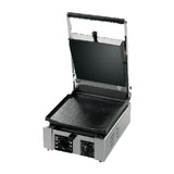 Univex PPRESS1F Single Countertop Panini Press with Smooth Plates - UVPPRESS1F