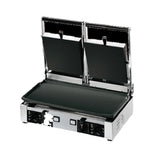 Univex PPRESS2F Double Countertop Panini Press with Smooth Cast Iron Plates - UVPPRESS2F