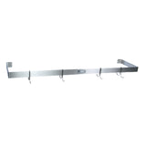 John Boos PRW15 Wall Mount 120" Single Bar Pot Rack - JBPRW15