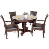 Hathaway Bridgeport Walnut Round Poker Dining Table - BG2348W