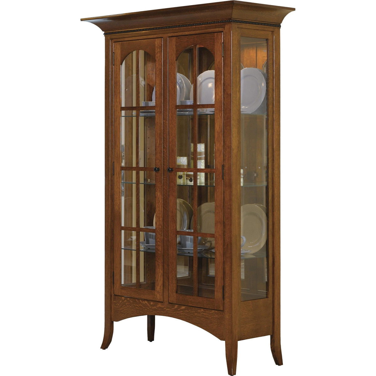 QW Amish Bunker Hill Curio - 747O-G06-40C