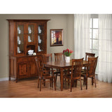QW Amish Jacob Martin 3 Door Hutch & Buffet - 747O-G10-33C