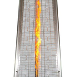 RADtec 93-Inch Tall Stainless Steel Pyramid Propane Patio Heater 93-PYR-FLM-SS