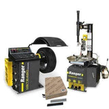 Ranger R980XR Tire Changer + DST2420 Wheel Balancer + Tape Wheel Weights Combo Black and Silver 1400pcs - 5140136
