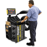 Ranger R980XR Tire Changer + LS43B Wheel Balancer + Tape Weight Rolls Black and Silver 1400pcs - 5140128