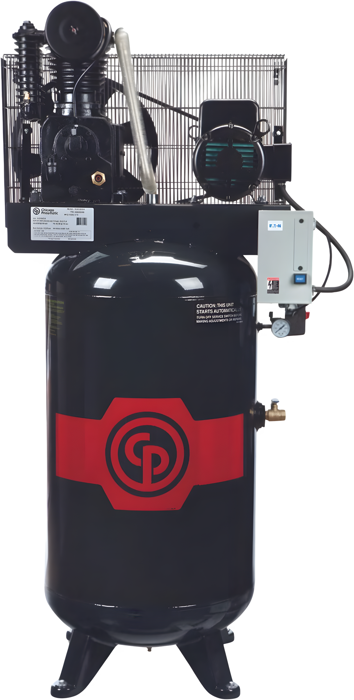Chicago Pneumatic RCP-C581VS Air Compressor 5HP 80 Gal. Two Stage Single-Phase 230V Iron Series New - 8090252985