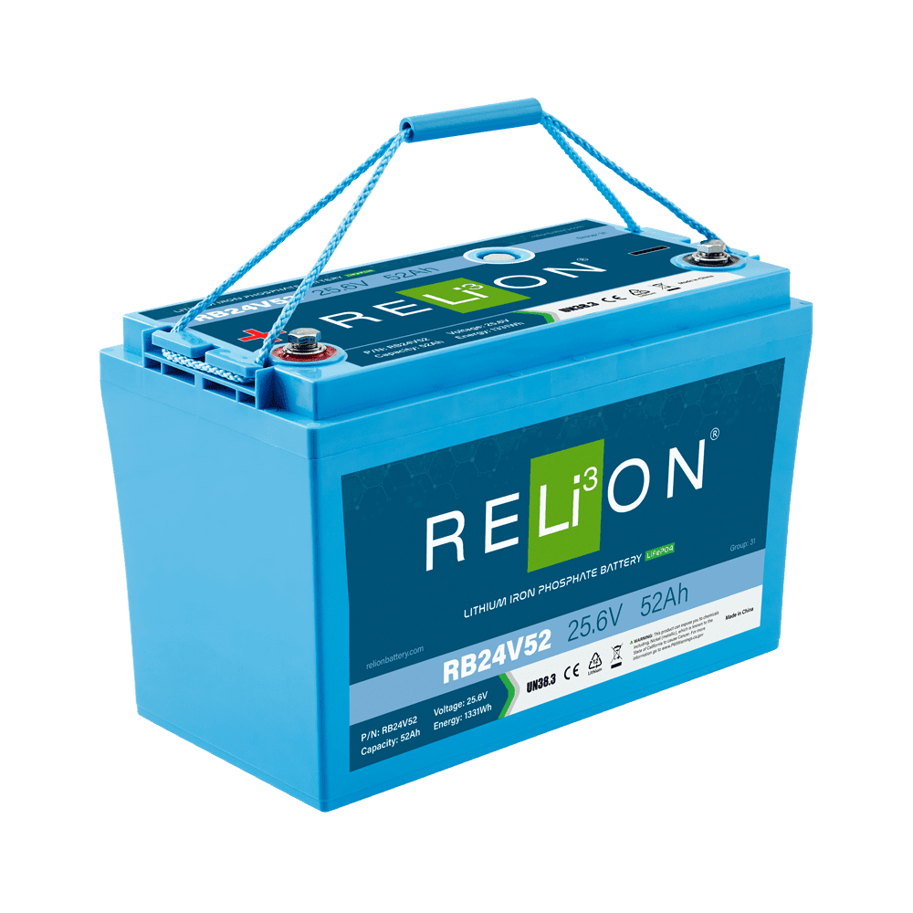 Relion 25.6V 52Ah Lifepo4 - R7RRB24V52