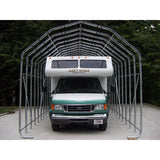 Rhino Shelter Instant Garage Extended Barn Style 12’W x 28’L x 12’H - PB122812BGN