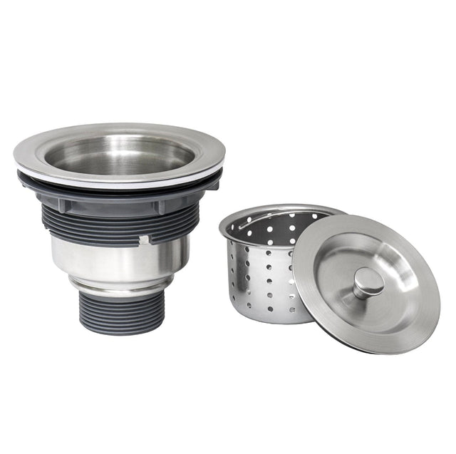Ruvati Dual Tier 45-inch Workstation Two-Tiered Ledge Kitchen Sink Undermount 16 Gauge Stainless Steel - RVH8333