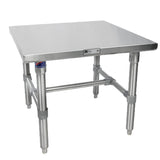 John Boos Open Base 24" W x 20" D Equipment Stand for Mixer or Slicer - S16MS06
