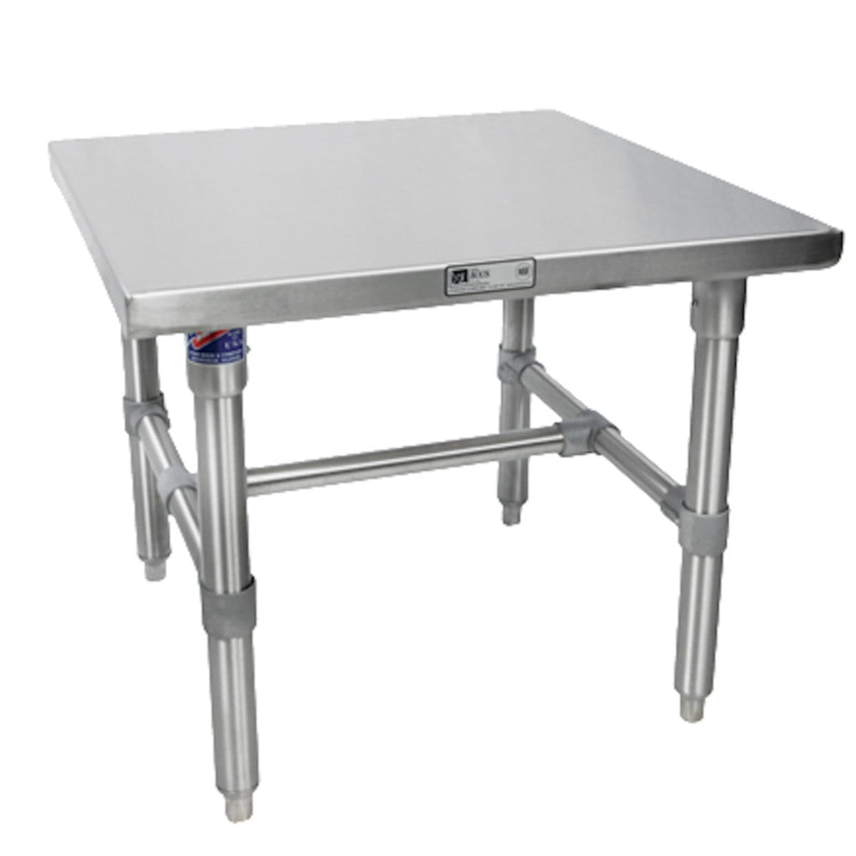 John Boos Open Base 24" W x 20" D Equipment Stand for Mixer or Slicer - S16MS06