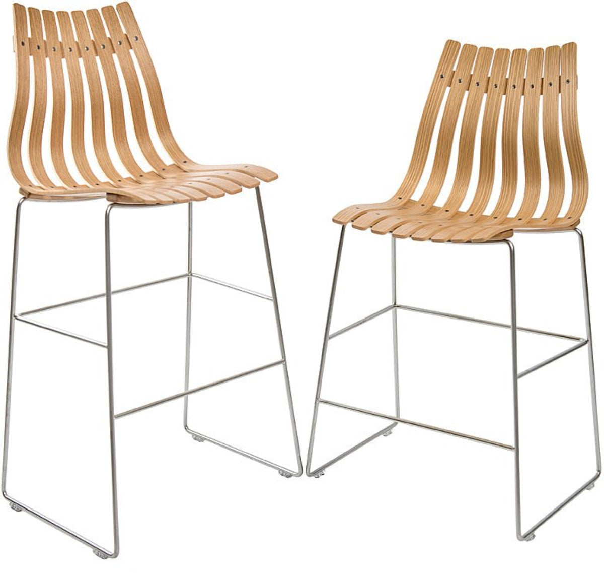 Fjordfiesta Scandia Bar and Counter Stools - Set of Two - SCBA-WA-SB x2