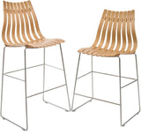 Fjordfiesta Scandia Bar and Counter Stools - Set of Two - SCBA-WA-SB x2