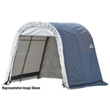 ShelterLogic | ShelterCoat 11 x 8 ft. Wind and Snow Rated Garage Round Gray STD - 77819