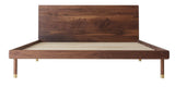 Kalon Studios Simple Bed - Walnut - 801-T-W-BF