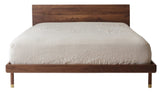 Kalon Studios Simple Bed - Walnut - 801-T-W-BF