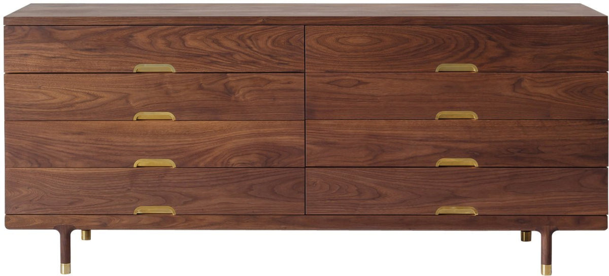 Kalon Studios Simple Dresser- Walnut - 805-W-SC-BF