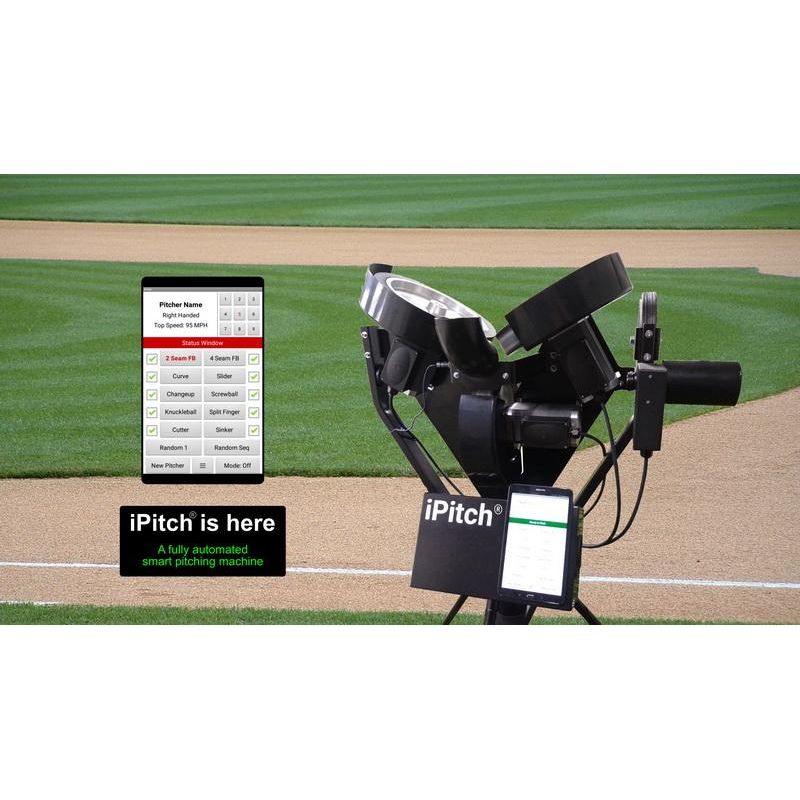 Spinball iPitch Smart Combo BB & SB 3 Wheel Pitching Machine IPC2