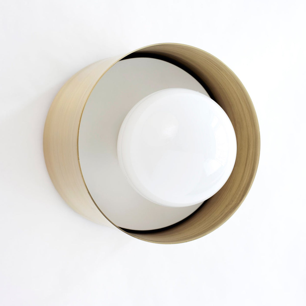 Ladies & Gentlemen Spun Sconce - SPUN-SCONCE-BRASS