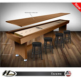 Hudson Tavern Shuffleboard Table 9'-22' Removable Hard Top - HUD