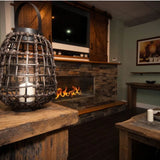 The Bio Flame 60-Inch Smart Firebox SS - Built-in Ethanol Fireplace