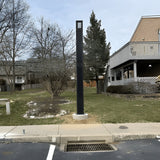 AVS Energy Solar Urban Light 40 Watt 6000 Lumens 5000K Black Housing Pathway Lighting Landscape Light Solar Resistant Bollard - Light  - AVS-TOTEM-40W