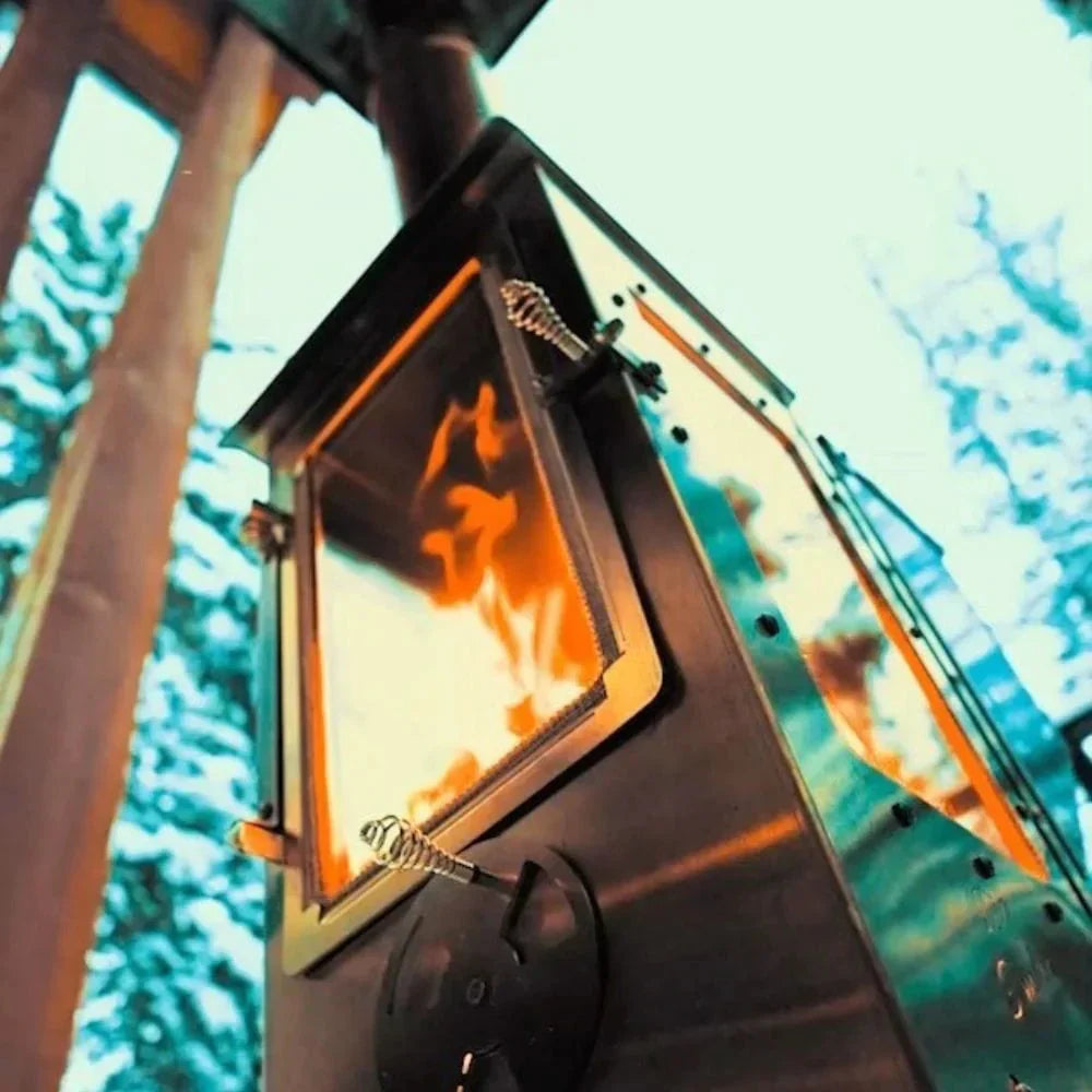 Timber Stoves Big Timber Stainless Steel Portable Pellet Patio Heater - WPPHBTSS1.0 - Backyard Provider