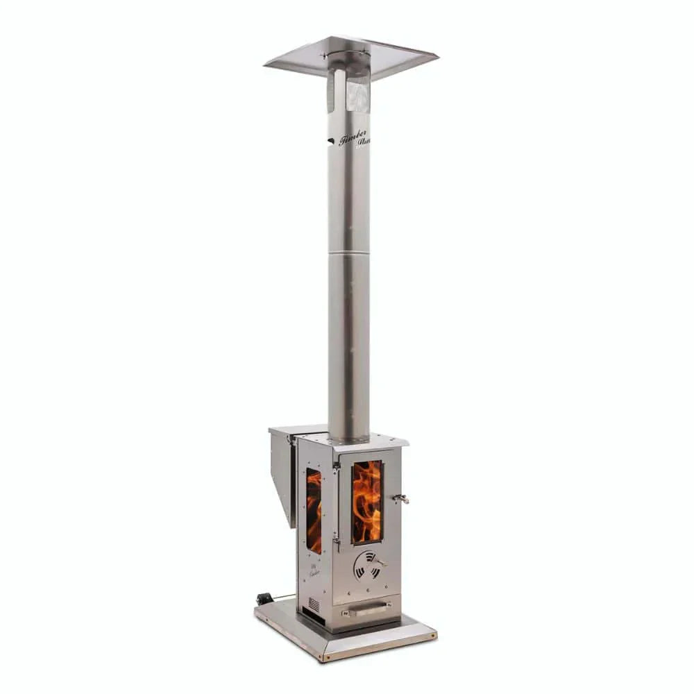 Timber Stoves Big Timber Stainless Steel Portable Pellet Patio Heater - WPPHBTSS1.0 - Backyard Provider
