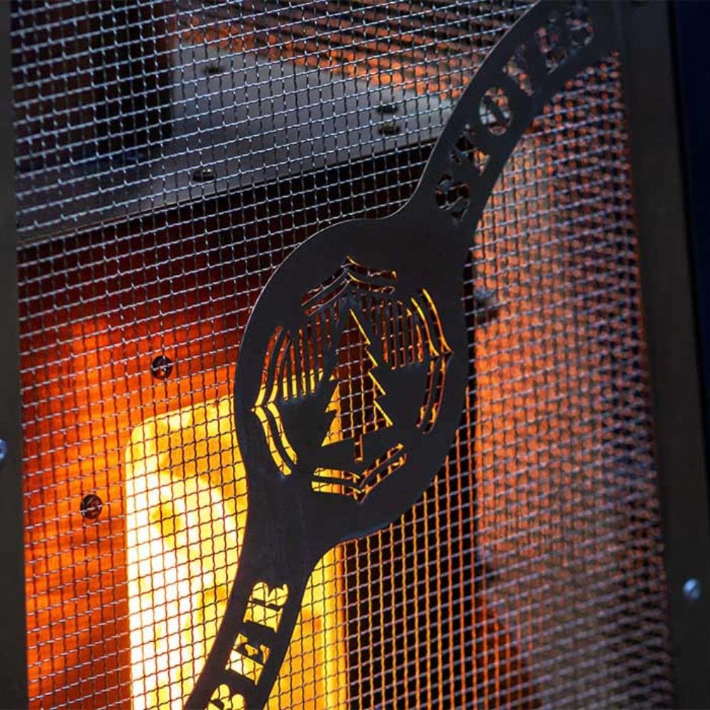 Timber Stoves Lil' Timber Elite Stainless Steel Pellet Patio Heater - WPPHLTESS1.0 - Backyard Provider