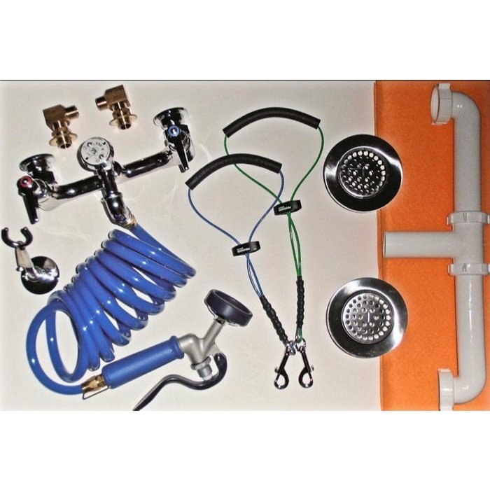 Poly Pet Tubs Plumbing Accessories Package - PY-X-Standard