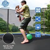 Costway Trampoline 16' Outdoor Recreational with Enclosure Net and Ladder New - TW10043+