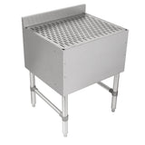 John Boos UBDB-1812 Slim-Line Underbar Drainboard - JBUBDB1812