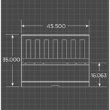 Loflin Fabrication Compact Tractor Pallet Fork Frame - 0040301045