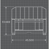 Loflin Fabrication Heavy Duty Pallet Fork Frame - 0040601045