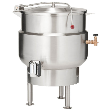 Vulcan 40-Gallon Stationary Direct Steam 2/3 Jacketed Kettle - K40DL