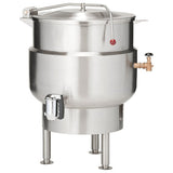 Vulcan 40-Gallon Stationary Direct Steam 2/3 Jacketed Kettle - K40DL