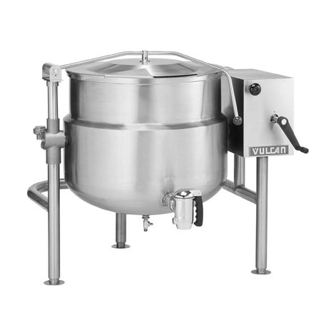 Vulcan 40-Gallon Tilting Direct Steam 2/3 Jacketed Kettle - K40DLT