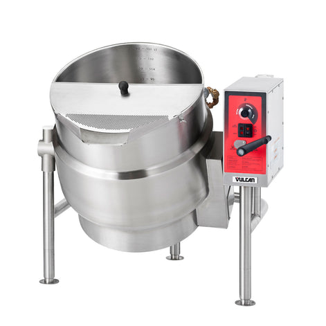 Vulcan 40-Gallon Tilting Electric Steam Jacketed Kettle - 208V - K40ELT