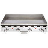 Vulcan 48" Natural Gas Griddle with Snap Action Thermostatic Control - 108,000 BTU - MSA48