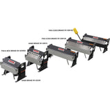 KAKA Industrial W-3620A 36-In Box and Pan Brake, High Precision, Easy Adjustment Sheet Metal Box Pan Brake, 20 Gauges Sheet Metal Brake - 173103