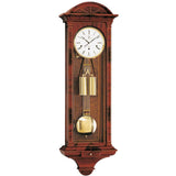 Kieninger Chesterfield Cable Regulator Wall Clock, Westminster Chime, Mahogany - WR 2542-31-01