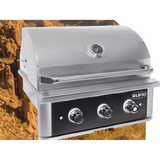 Wildfire Ranch PRO 30" Built-In Gas Grill 304 SS - LP - Backyard Provider