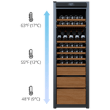 Wine Guardian Luxury Connoisseur Style Multi Zone Wine Coolers - 99H0412-03